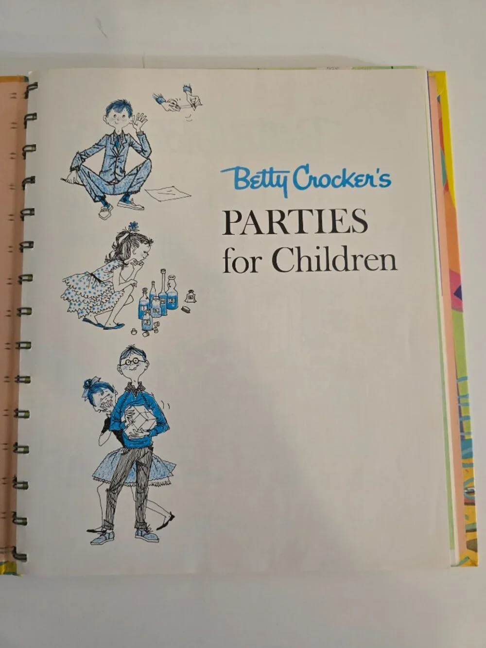 Vintage Betty Crocker Cookbook Lot Hostess Cookbook & Parties for Children HC